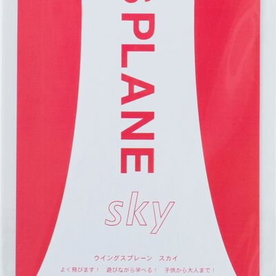 Wings Plane Sky - Red