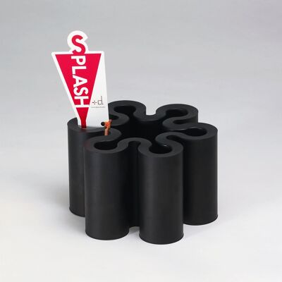 Splash umbrella stand - Black