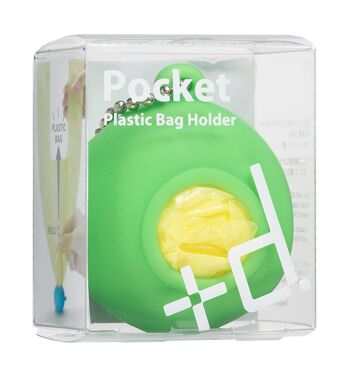 Porte-sac plastique Pocket - Vert clair 5