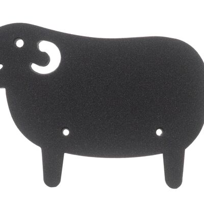 Portacable oveja - Negro