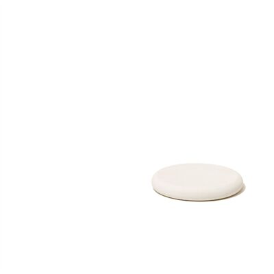 Soap dish circle - White