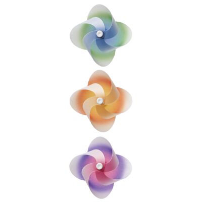 Kaze Guruma pinwheel magnet - Pattern6 3set
