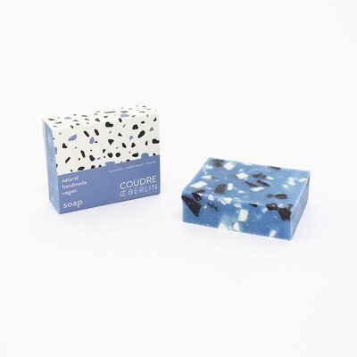 Handmade soap bar bluestone