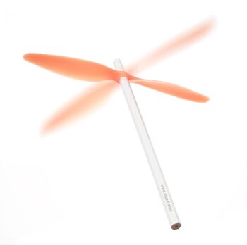 Hélicoptère crayon Byuun - Orange 2