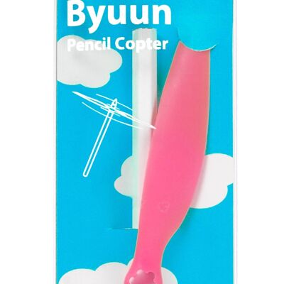 Hélicoptère crayon Byuun - Rose