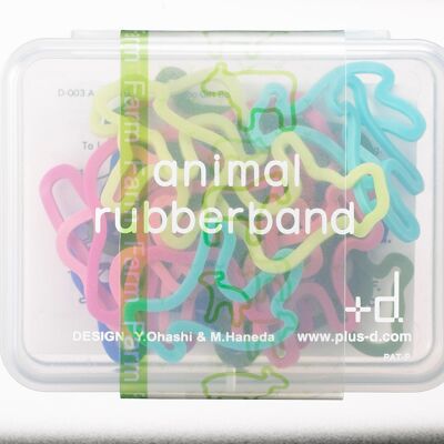Animal Rubber Band zoo / pet / dino / farm - FARM Gift Box