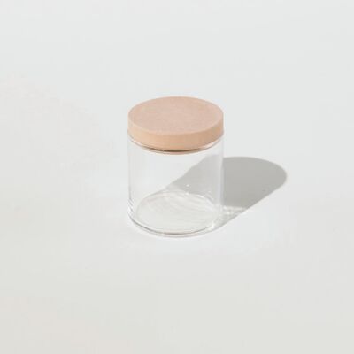 Food Container glass - Light Pink