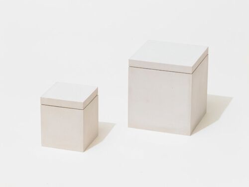 Voedselcontainer vierkant S - Wit