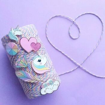 Broche LICORNE ARC-EN-CIEL 3