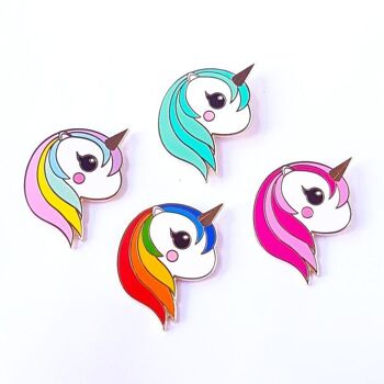 Broche LICORNE ARC-EN-CIEL 4