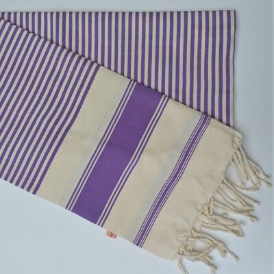 Lilac striped fouta
