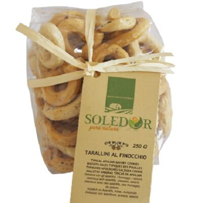 Tarallini Biscotto Secco Al Finocchio 250 g