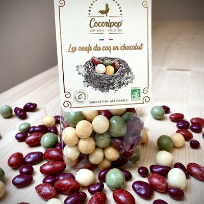 Rooster Eggs in Chocolate
