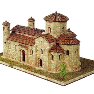 Building kit 3D of the Church of San Martin Fromista(Spain)- Stone
