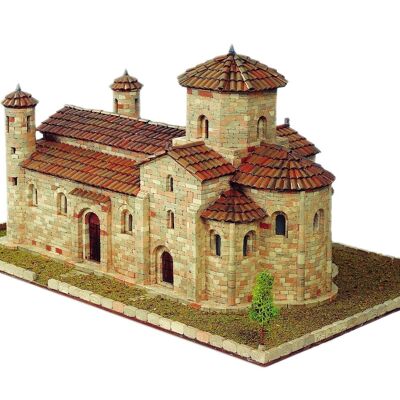 Bouwpakket 3D van de Kerk van San Martin Fromista(Spanje)- Steen