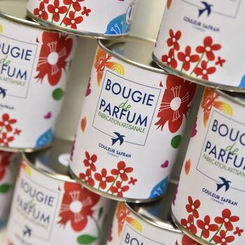 Bougie Parfumée Fleur de Tiare Artisanale & 100% Végétale - 130G 3