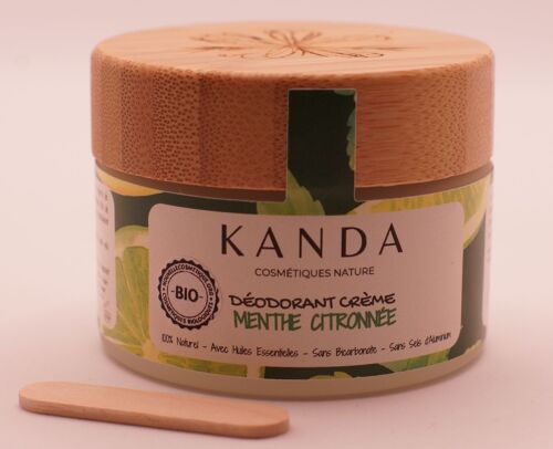 Déodorant crème BIO - Menthe Citronnée