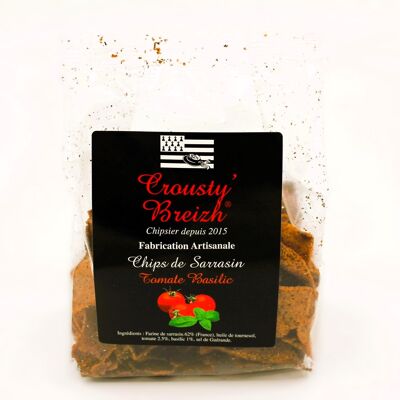 Chips de sarrasin Tomate Basilic 100g