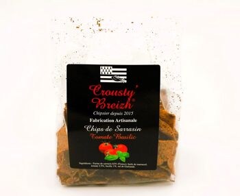 Chips de sarrasin Tomate Basilic 100g 1