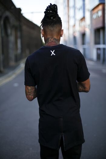 T-shirt long noir Xlarge 2