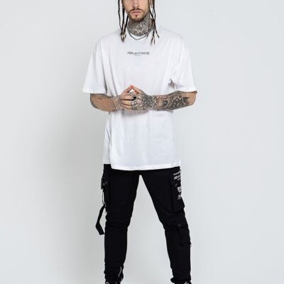 Weißes Oversize-T-Shirt Klein