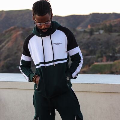 Forest Green Panel Tracksuit XLarge