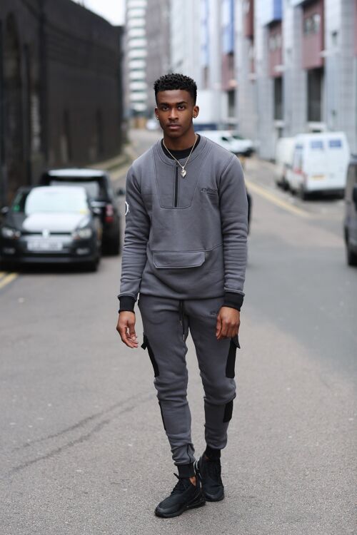 Steel Grey Tracksuit Small