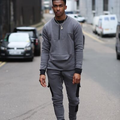 Steel Grey Tracksuit Small