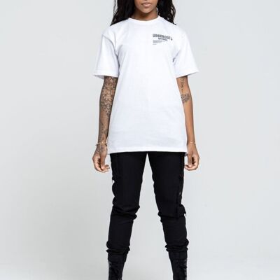 T-shirt blanc "Vivez votre culture" XLarge