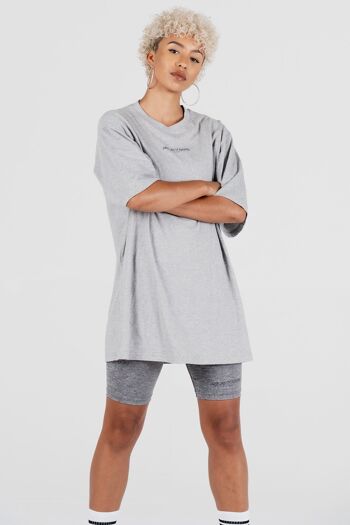 T-shirt oversize gris Xsmall 4