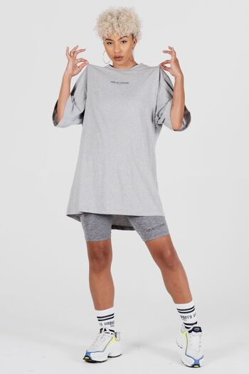 T-shirt oversize gris Xsmall 5