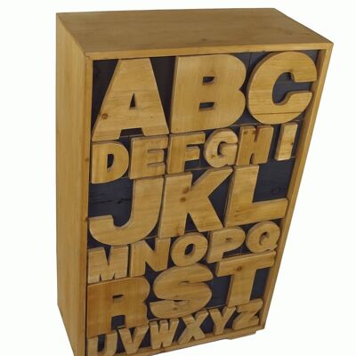Armadietto alfabeto 54 x 26 x 89 cm