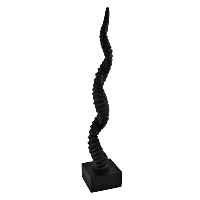 Sculpture en corne d'antilope, 50 cm