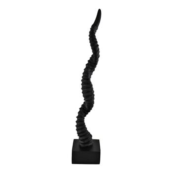 Sculpture en corne d'antilope, 50 cm 2