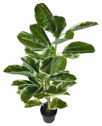 Grand ficus artificiel en caoutchouc de 110 cm 2