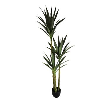 Yucca Artificiel Triple Tronc, 160cm 2