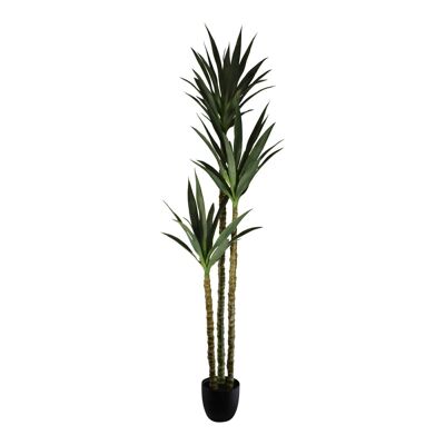 Yucca Artificiel Triple Tronc, 180cm