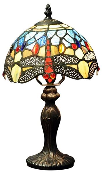 Lampe Tiffany Libellule Bleue