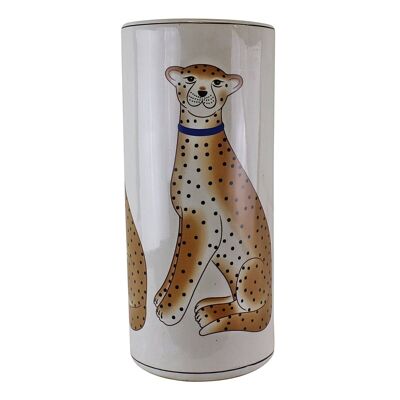 Portaombrelli in Ceramica, Design Leopard