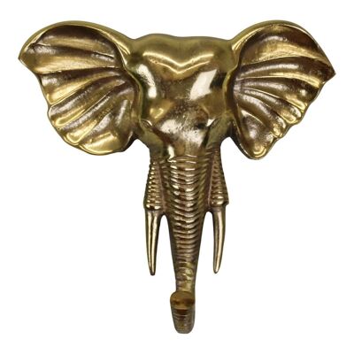 Dekorativer goldener Elefant-Wandhaken