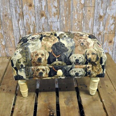 Dogs Footstool with Drawer