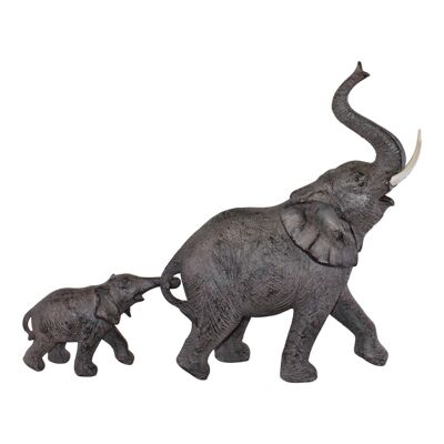 Elefant mit Baby-Verzierung