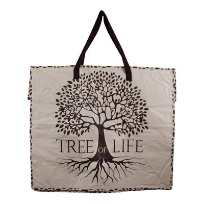 Extra große Shopper-Tasche „Baum des Lebens“, 65 x 55 cm