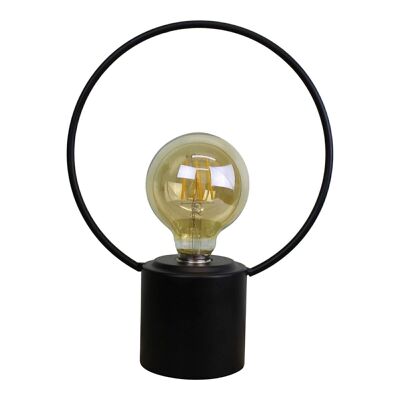 Free Standing Round Wire Lamp