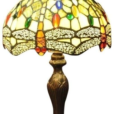 Lampada Tiffany Libellula Verde 10"