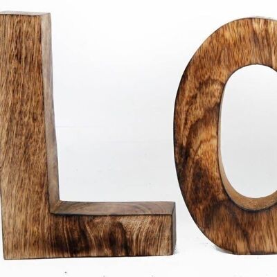 LOVE Wooden Letters Sign