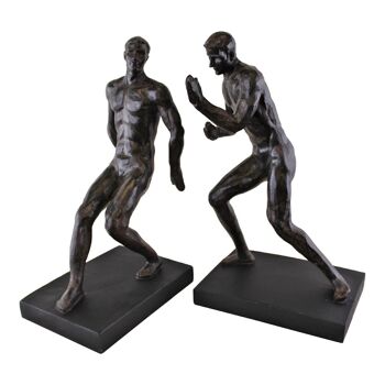 Serre-livres de statue masculine 2