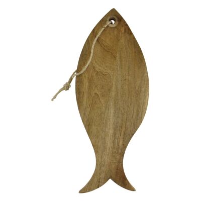 Tagliere in legno di mango, design pesce