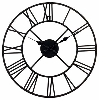 Horloge en métal, chiffre romain 40cm 1