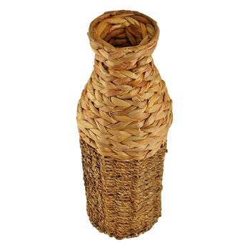 Vase en bambou et jonc de mer Natural Interiors, 45 cm. 2